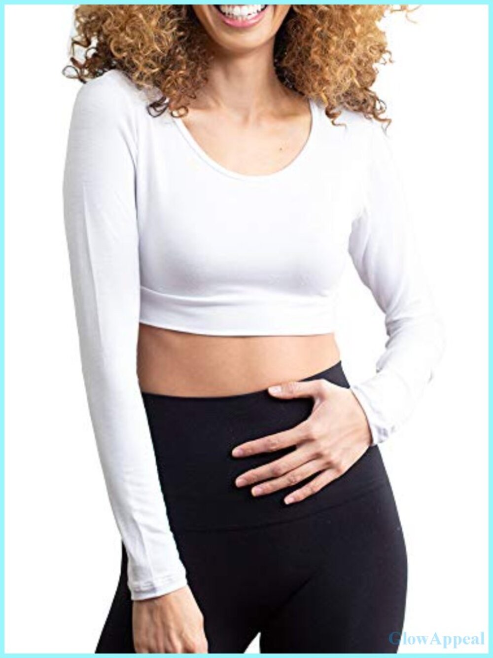 Long Sleeve Layering Tee Crop Top Cami Reversible Maternity
